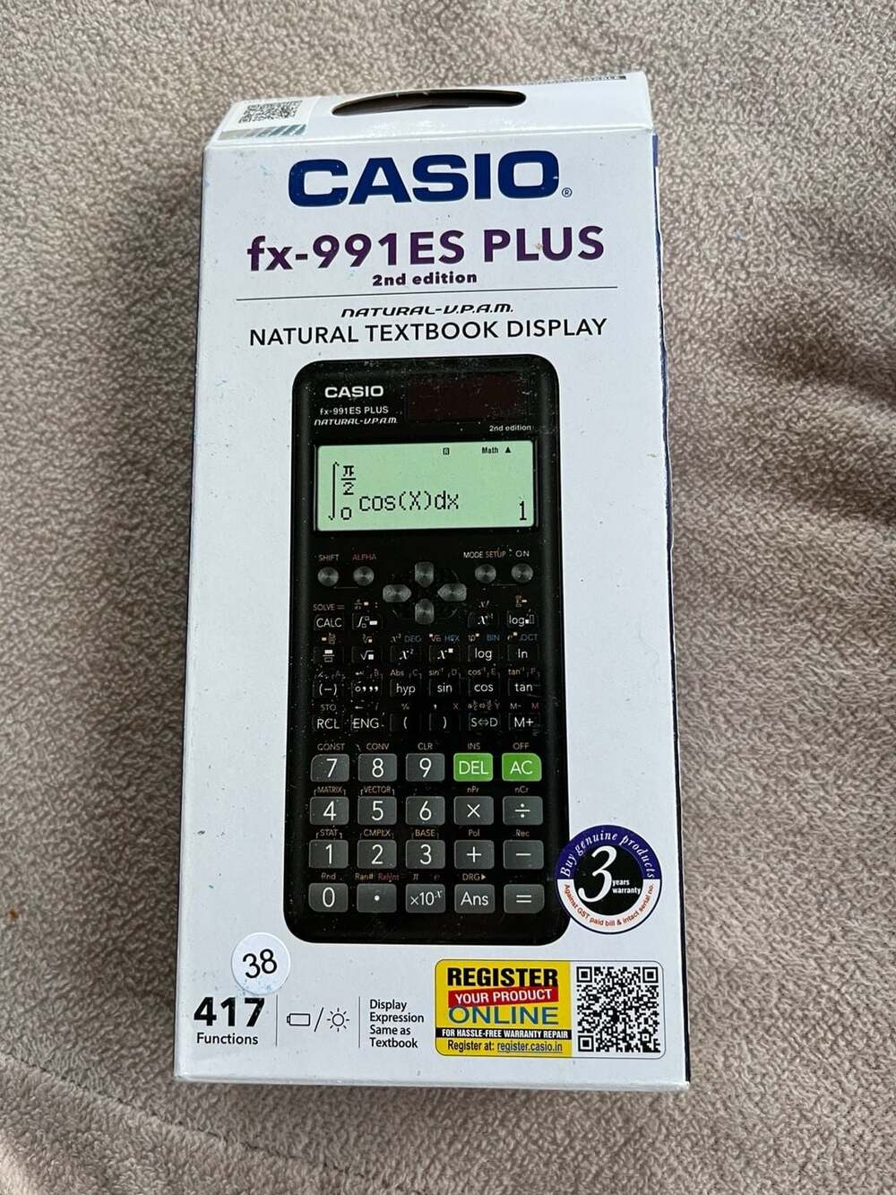 Casio fx-991ES Plus 2nd Edition Scientific Calculator